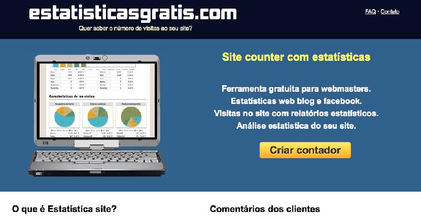 Utiliza un servicio de estadísticas de visitas en portugués para tus páginas en idioma portugués