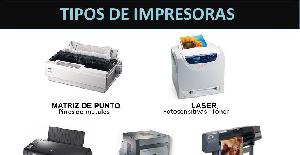 ¿Cuáles son los principales tipos de impresoras?