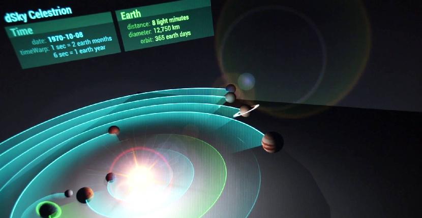 Celestrion, visita los planetas del Sistema solar en VR