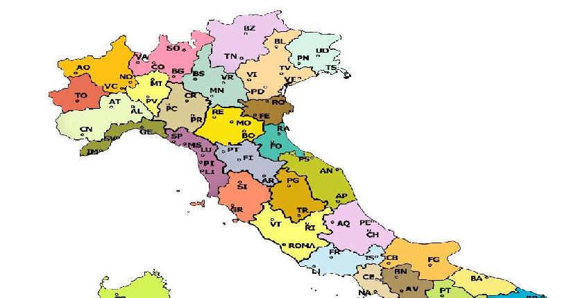 Siglas de las provincias de Italia