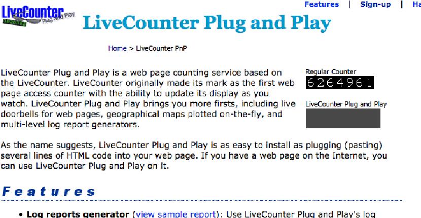 LiveCounter Plug and Play, un contador con completas estadísticas de visitas