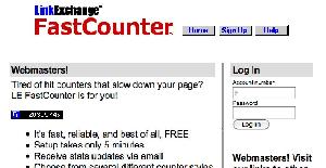 FastCounter, el contador de visitas de LinkExchange