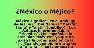 ¿México o Méjico? ¿Cómo se escribre?
