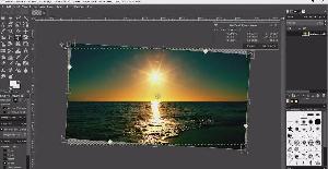 GIMP 2.10.4 añade una nueva funcionalidad: Simple Horizon Straightening